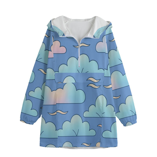 Unisex Windbreaker Long Jacket