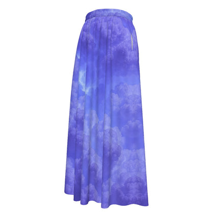 Women's Maxi Chiffon Skirts With Lining
