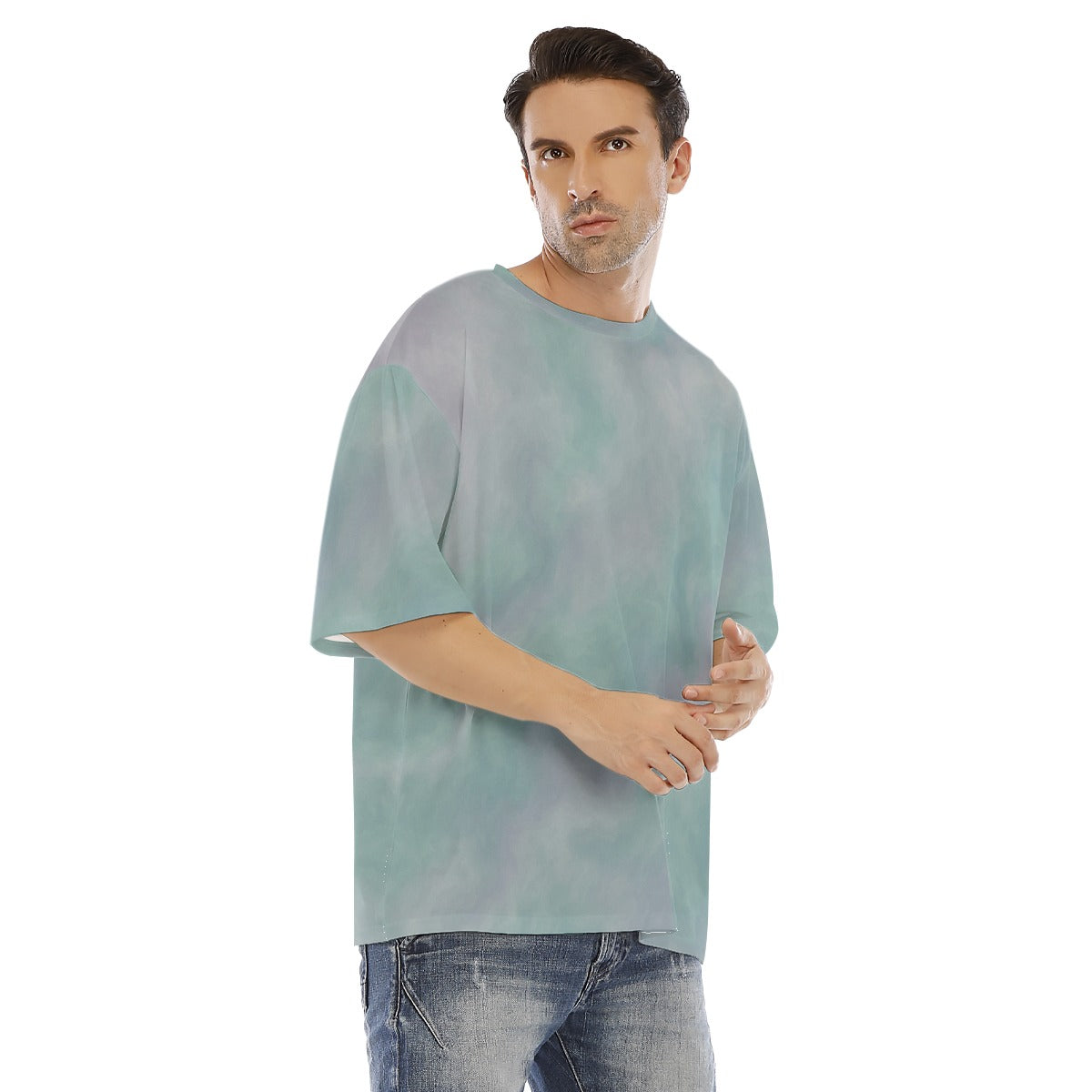 Men's Drop Shoulder T-shirt With Short Sleeve