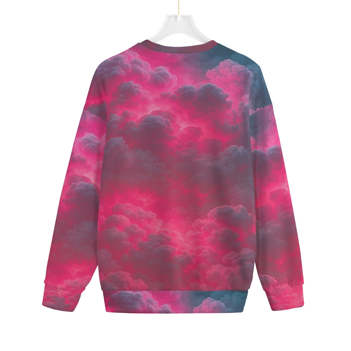 Unisex Drop-shoulder Knitted Fleece Sweater - view 2