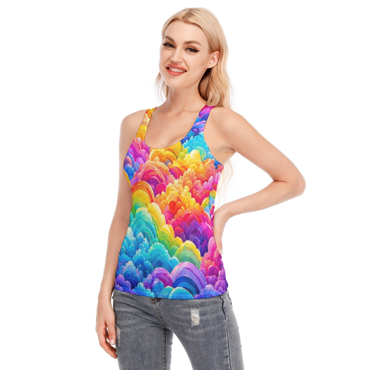 Women's Racer Vest | 190GSM Cotton
