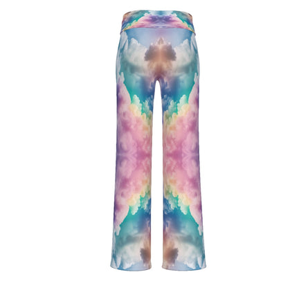 Women's High-waisted Straight-leg Trousers