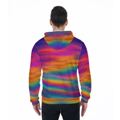 Unisex Zip Up Hoodie With Pocket