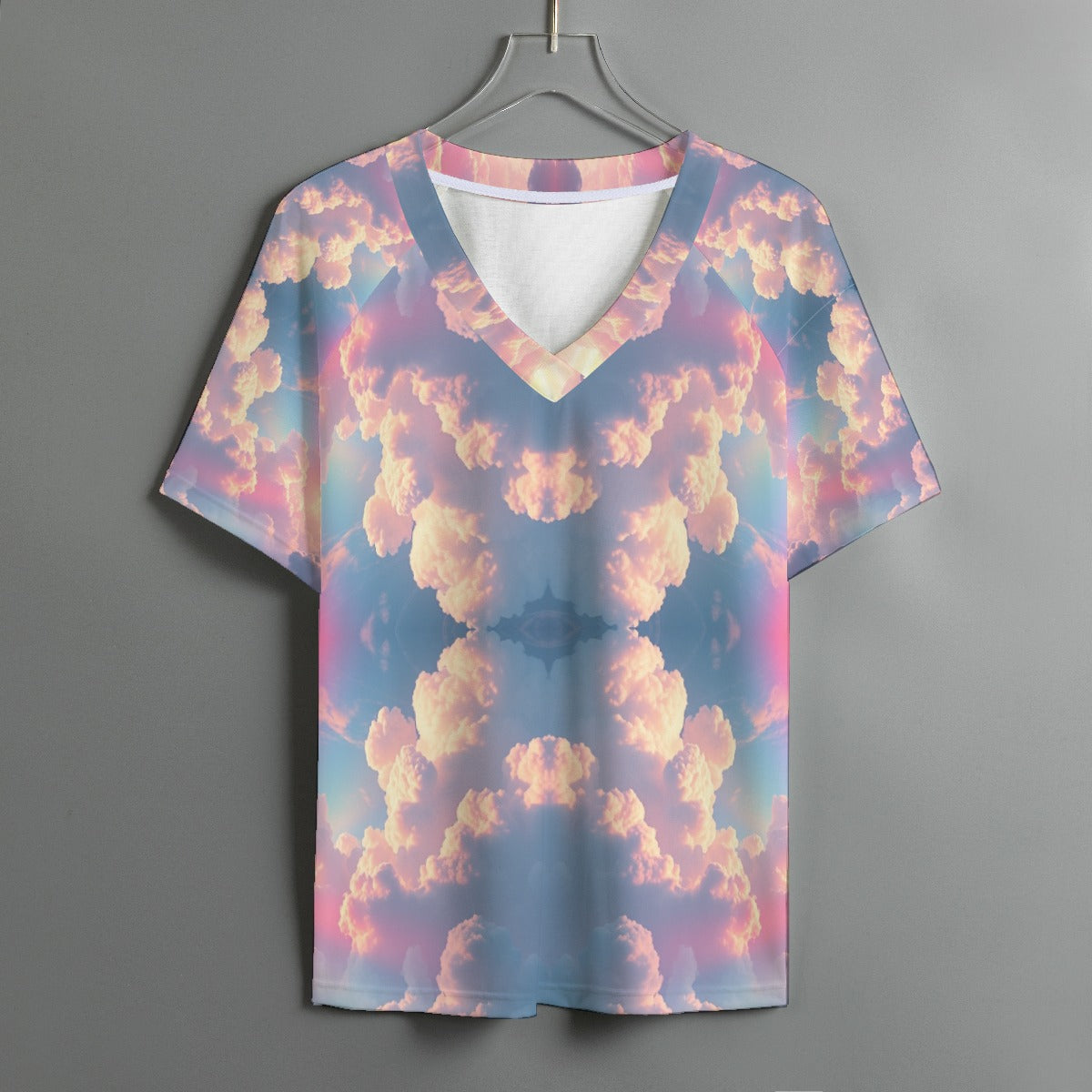 Women's V-neck T-shirt With Short Sleeve