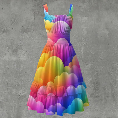 Women‘s Ruffle Hem Dress