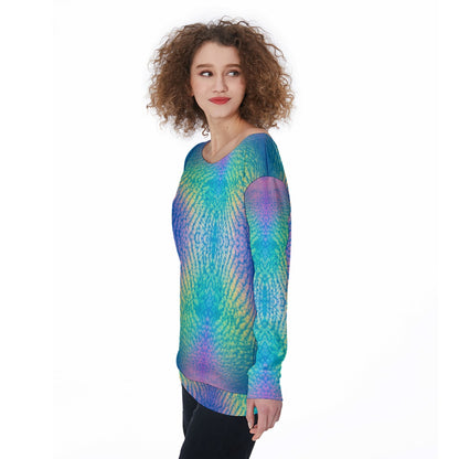 Women's Off-Shoulder Sweatshirt