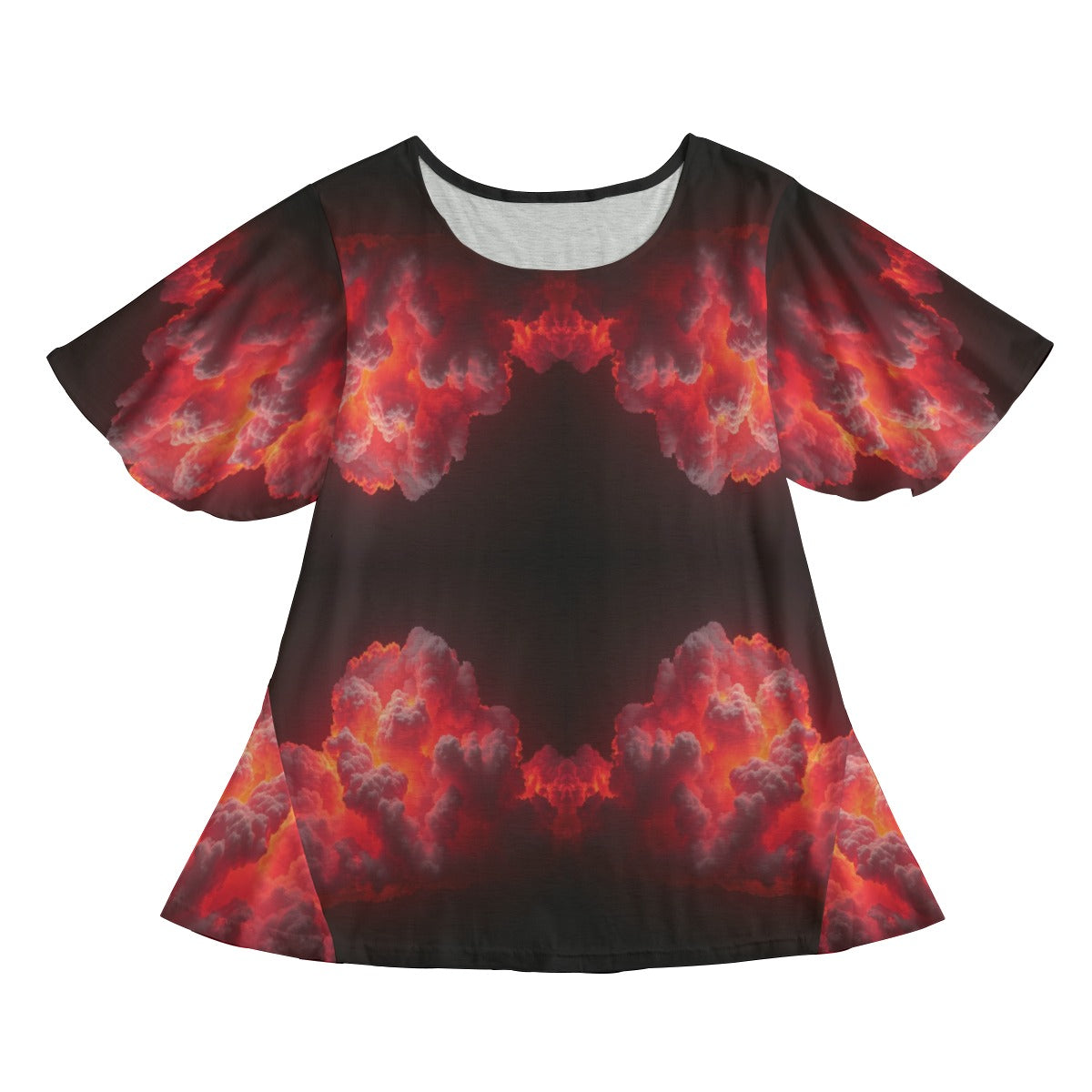 Women's Round Neck T-shirt With Short Sleeve