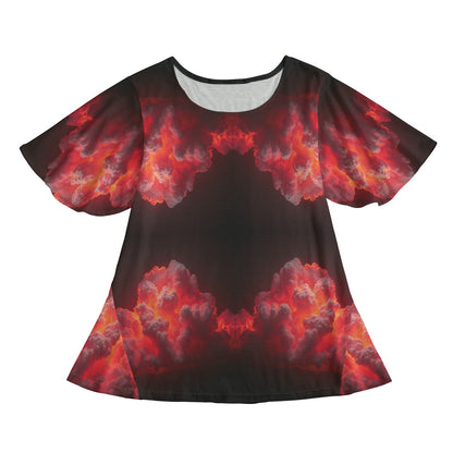 Women's Round Neck T-shirt With Short Sleeve