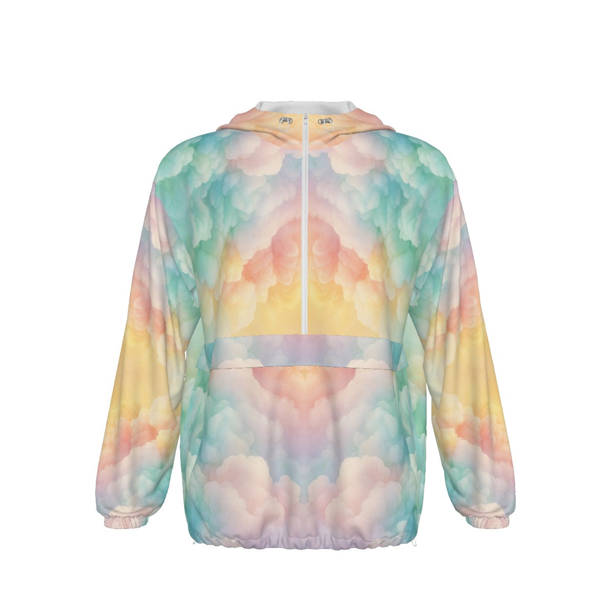 Unisex Pullover Jacket With Zipper Closure