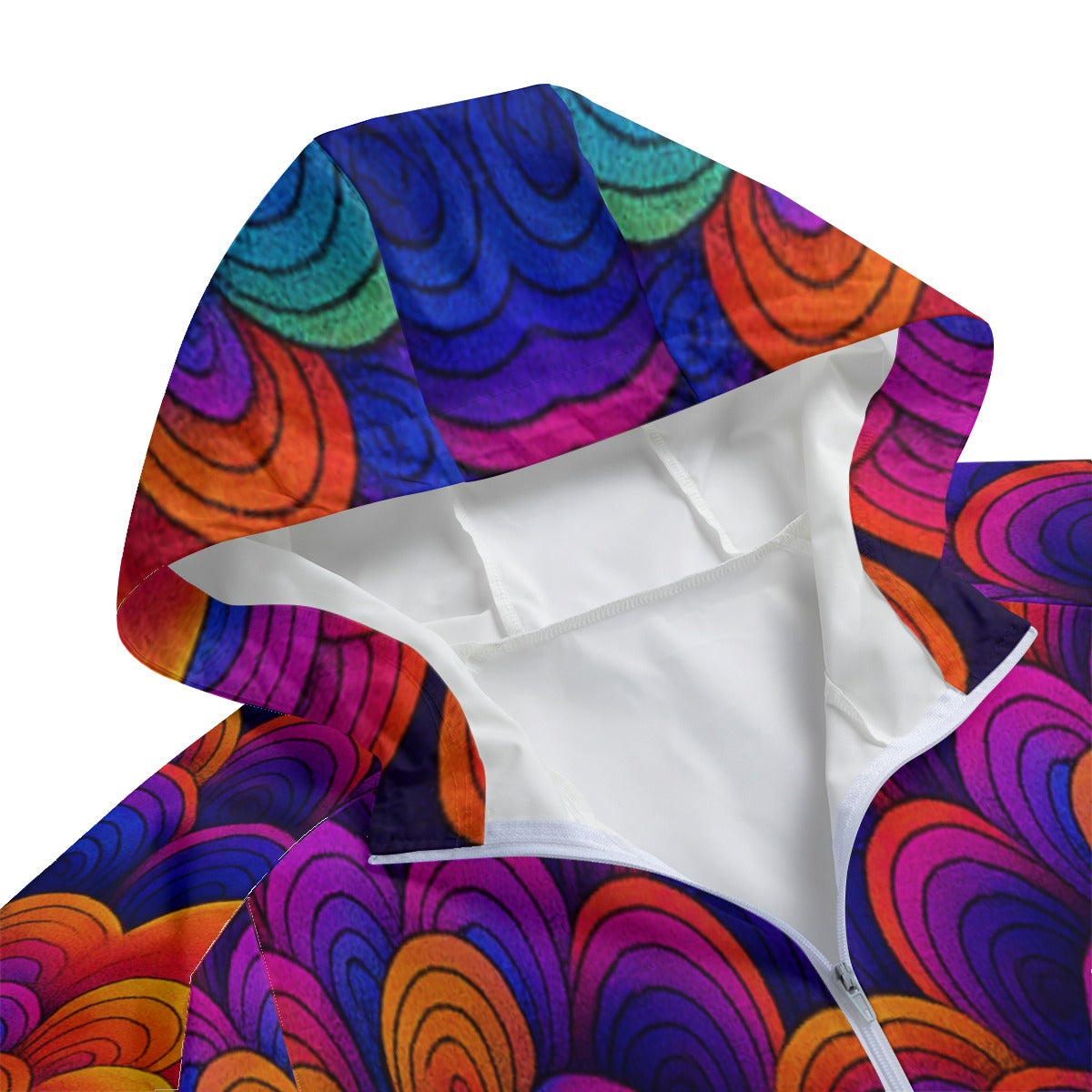 Unisex Windbreaker Long Jacket