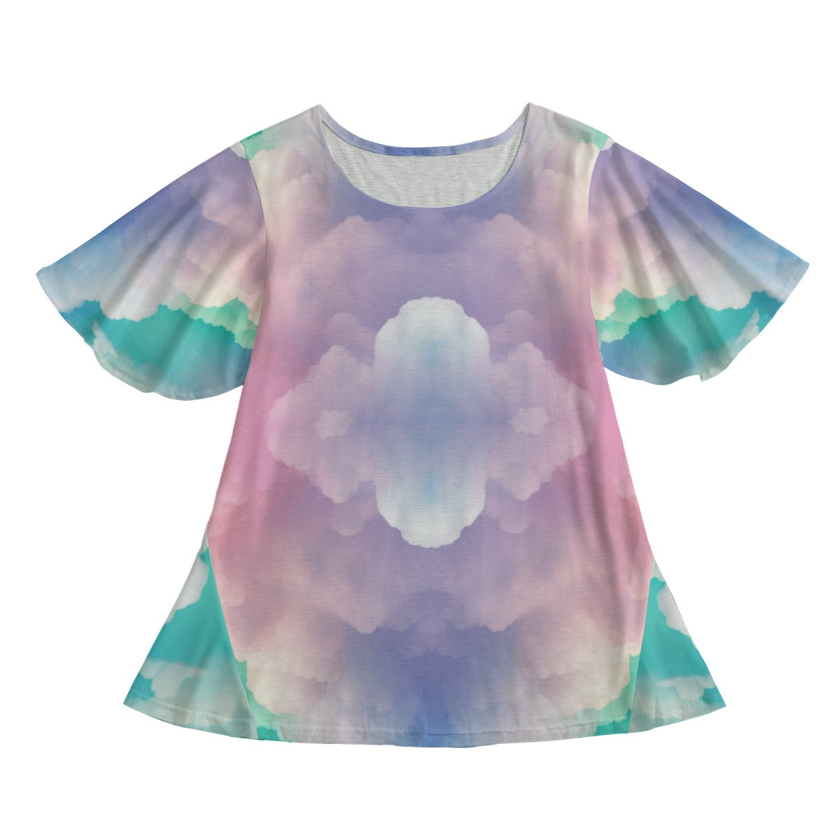Women's Round Neck T-shirt With Short Sleeve