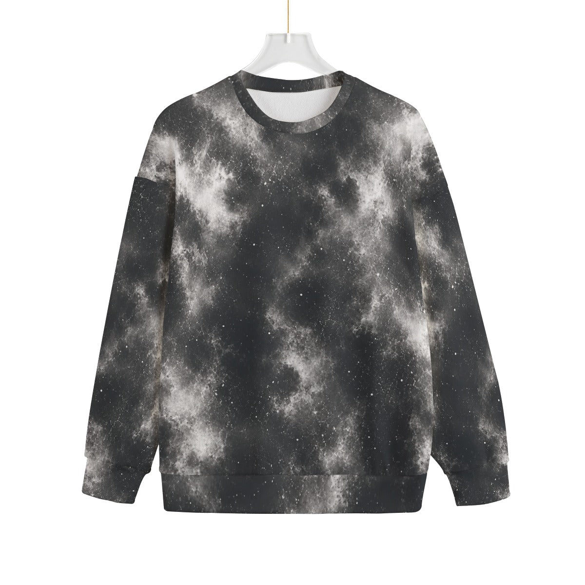 Unisex Drop-shoulder Knitted Fleece Sweater - view 1