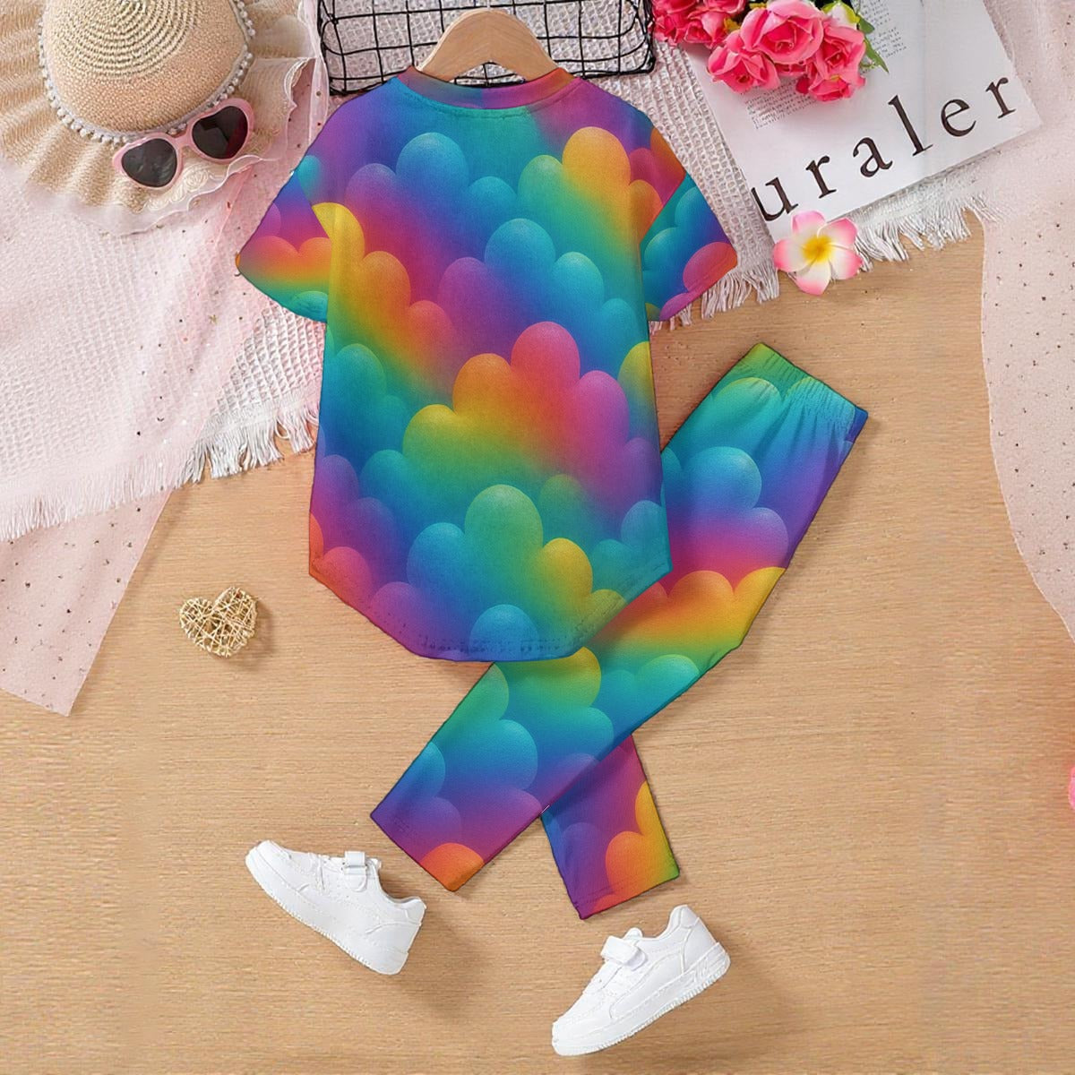 Unisex Kids' Casual Top and Pants Set