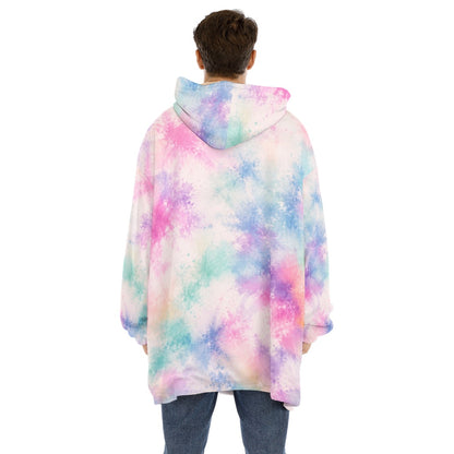 Unisex Sherpa-Fleece Hoodie Blanket - view 4