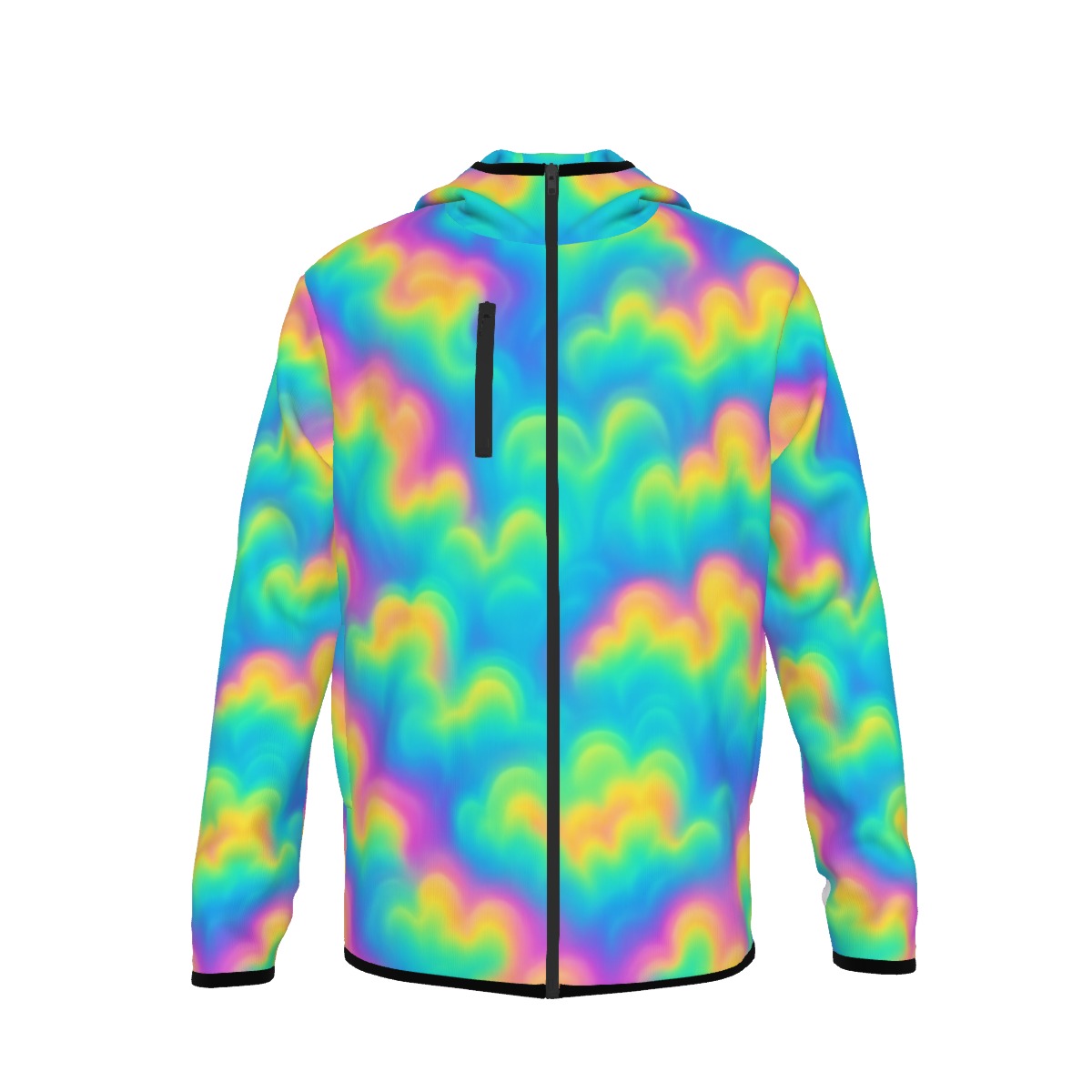 Men's Stylish Hoodie with Thumb Hole Design - view 1