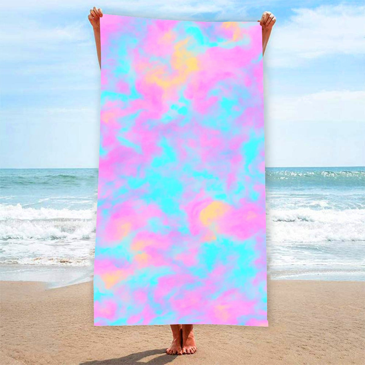 Unisex Adult Beach towel Vertical Style For the USA|320GSM