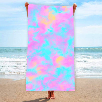 Unisex Adult Beach towel Vertical Style For the USA|320GSM