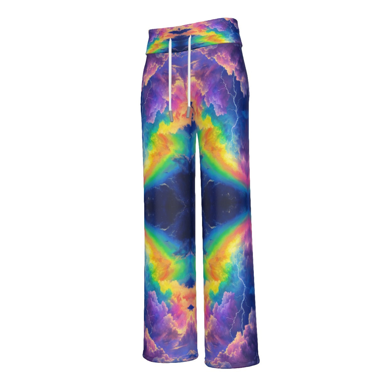 Women's High-waisted Straight-leg Trousers