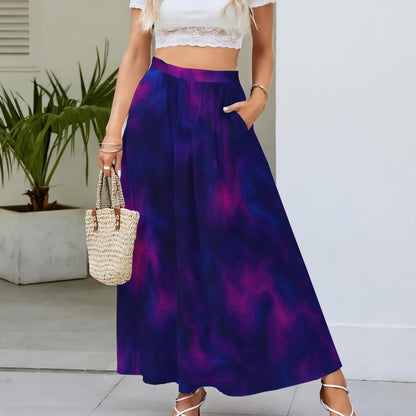 Women's Maxi Chiffon Skirts With Lining