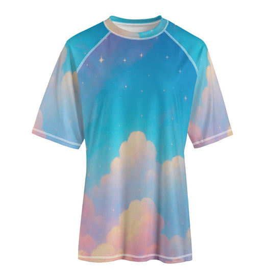 Unisex Yoga Sports Short Sleeve T-Shirt