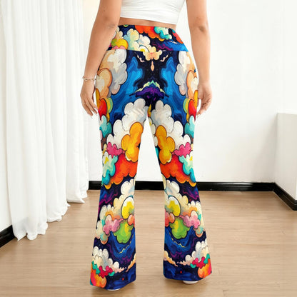 All-over print Women's Flare Yoga Pants
