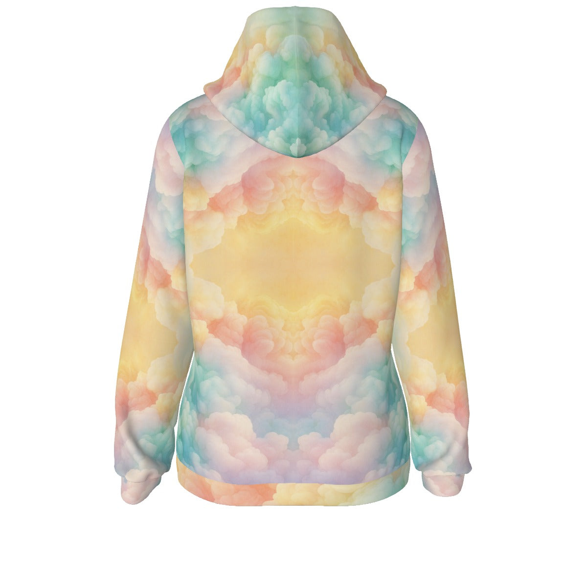 Women's Borg Fleece Hoodie With Half Zip