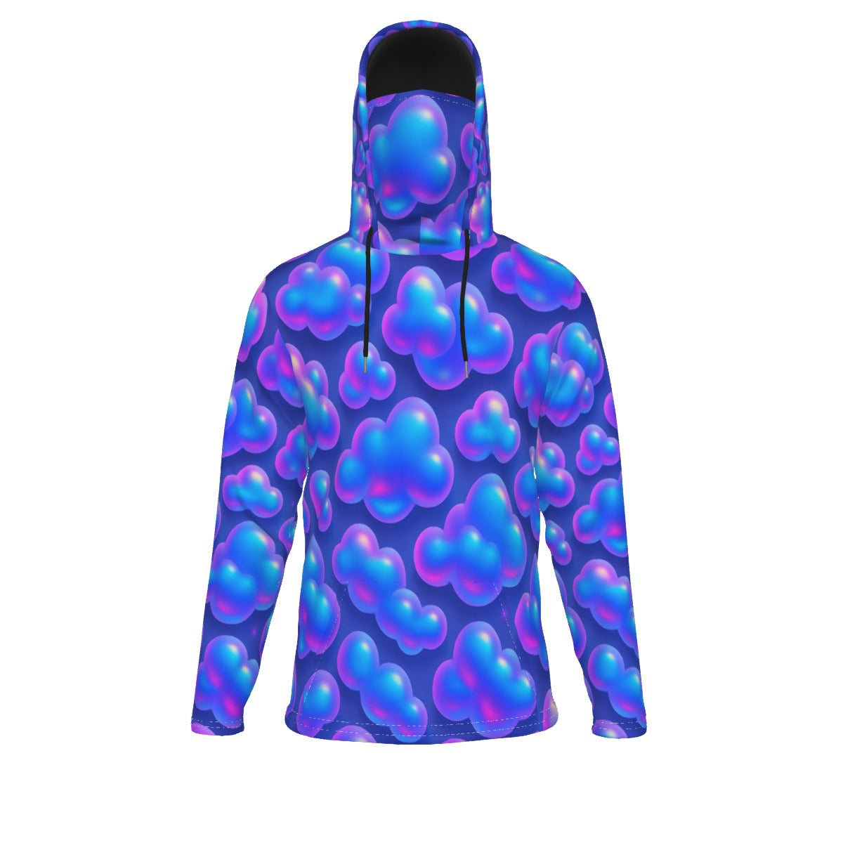 Men's Pullover Hoodie With Mask - view 1