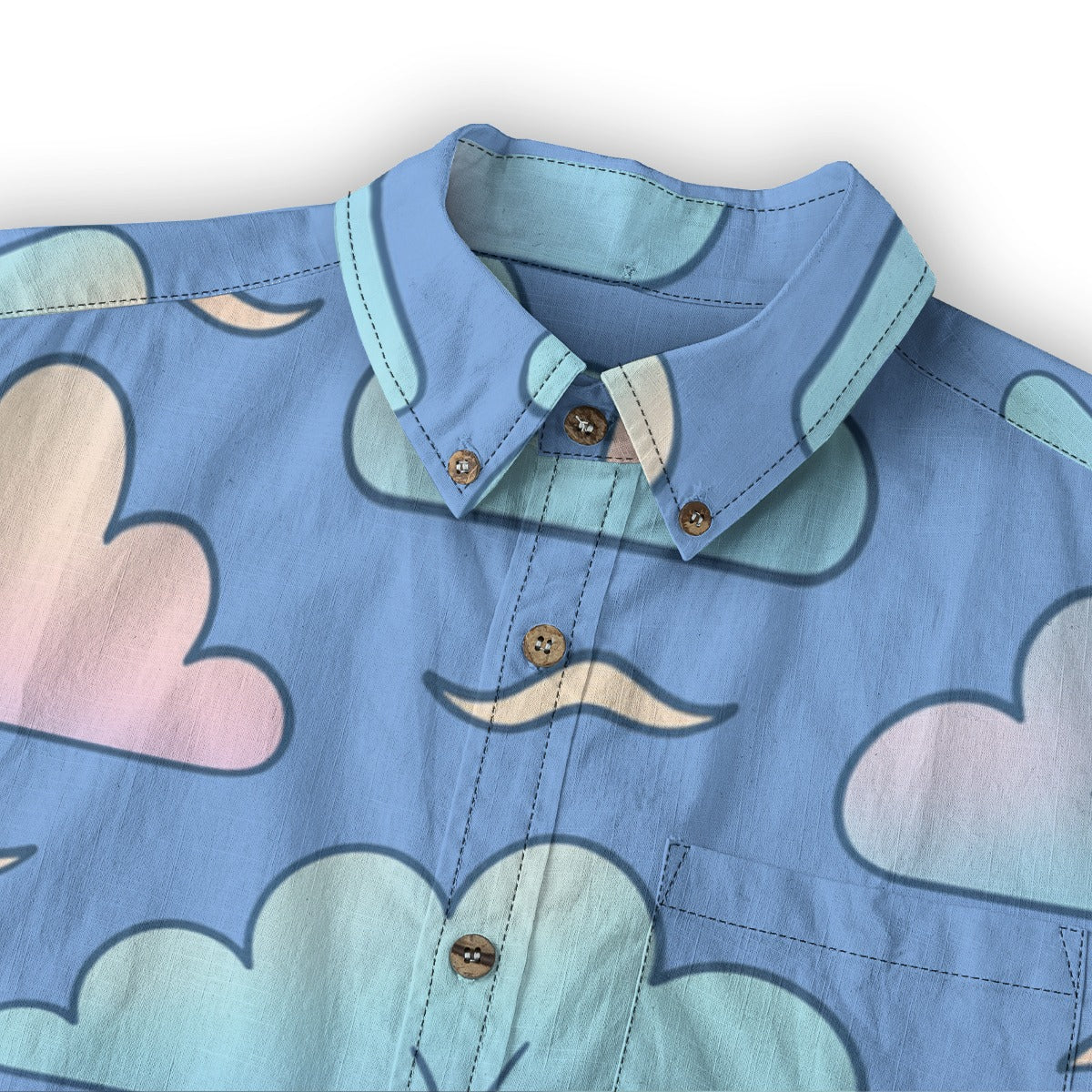 Men's Casual Lapel Long Sleeve Shirt|125GSM Cotton
