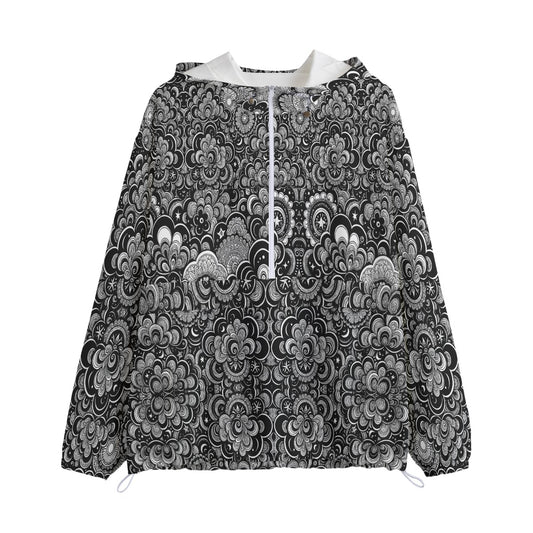 Unisex Pullover Jacket With Zipper Closure