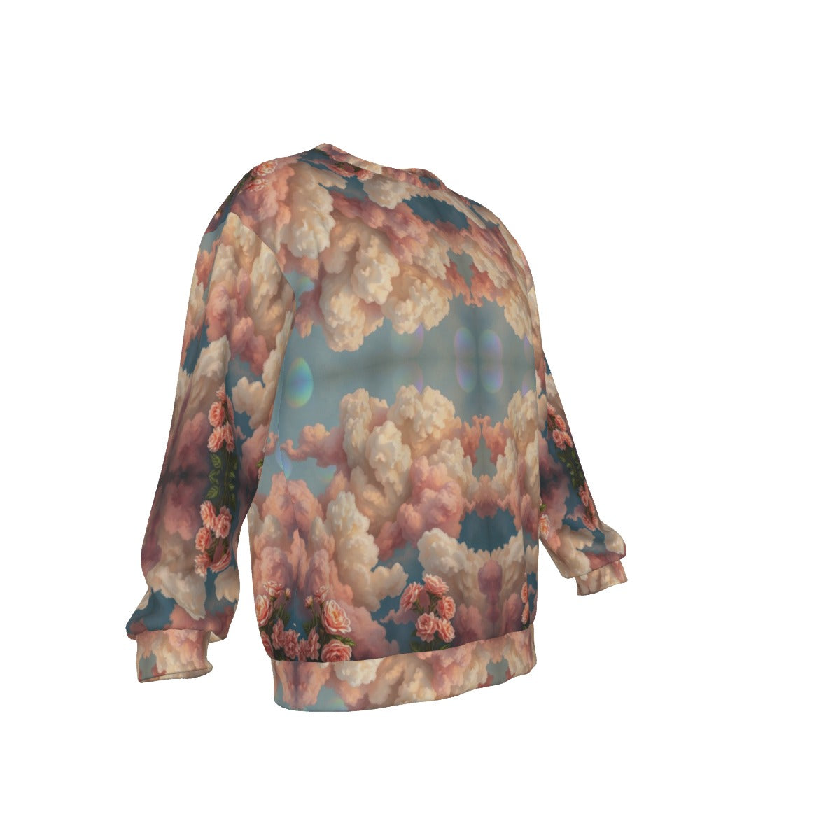 Men's Drop Shoulder Round Neck Long-Sleeved Sweatshirt