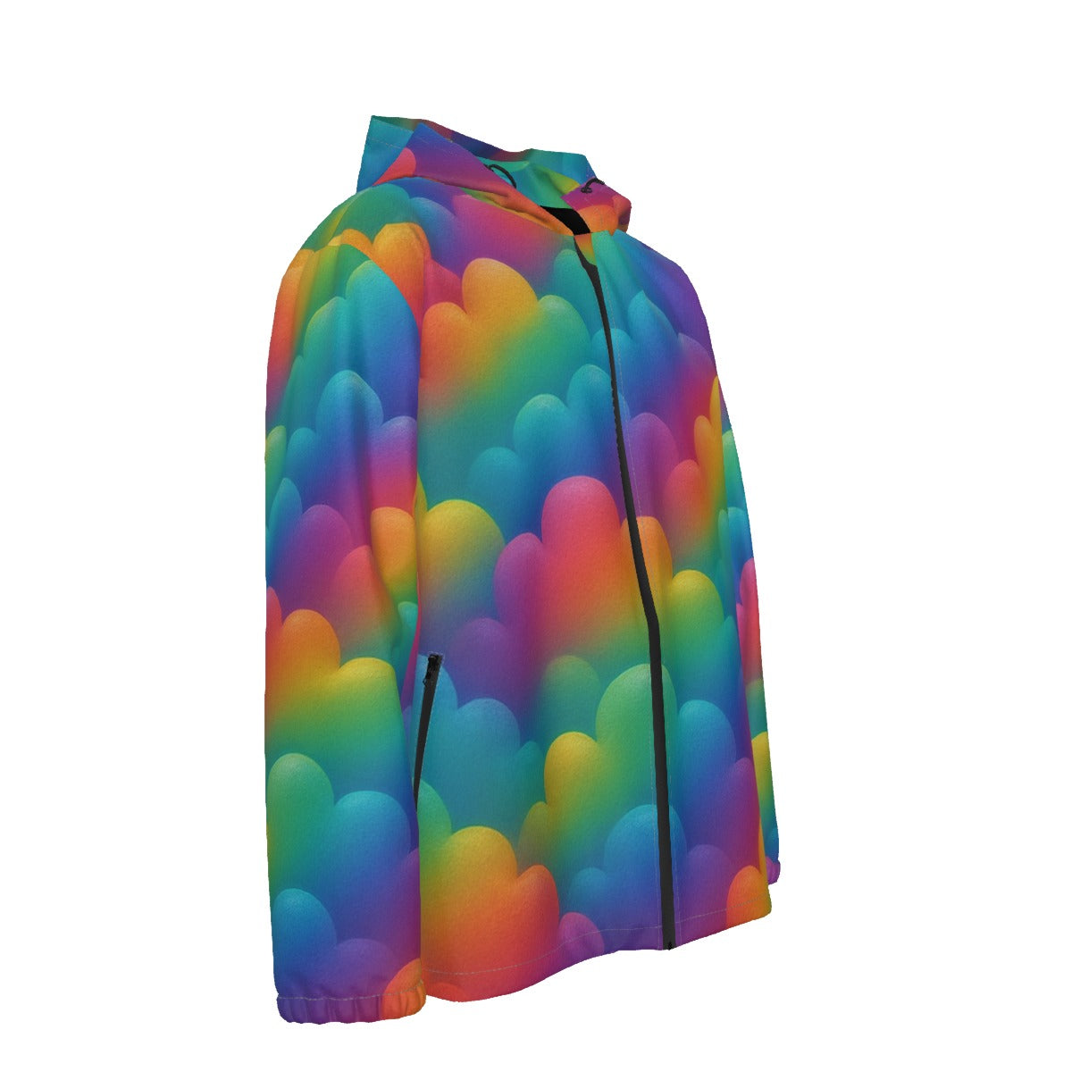 Men's Hooded Zipper Windproof Jacket