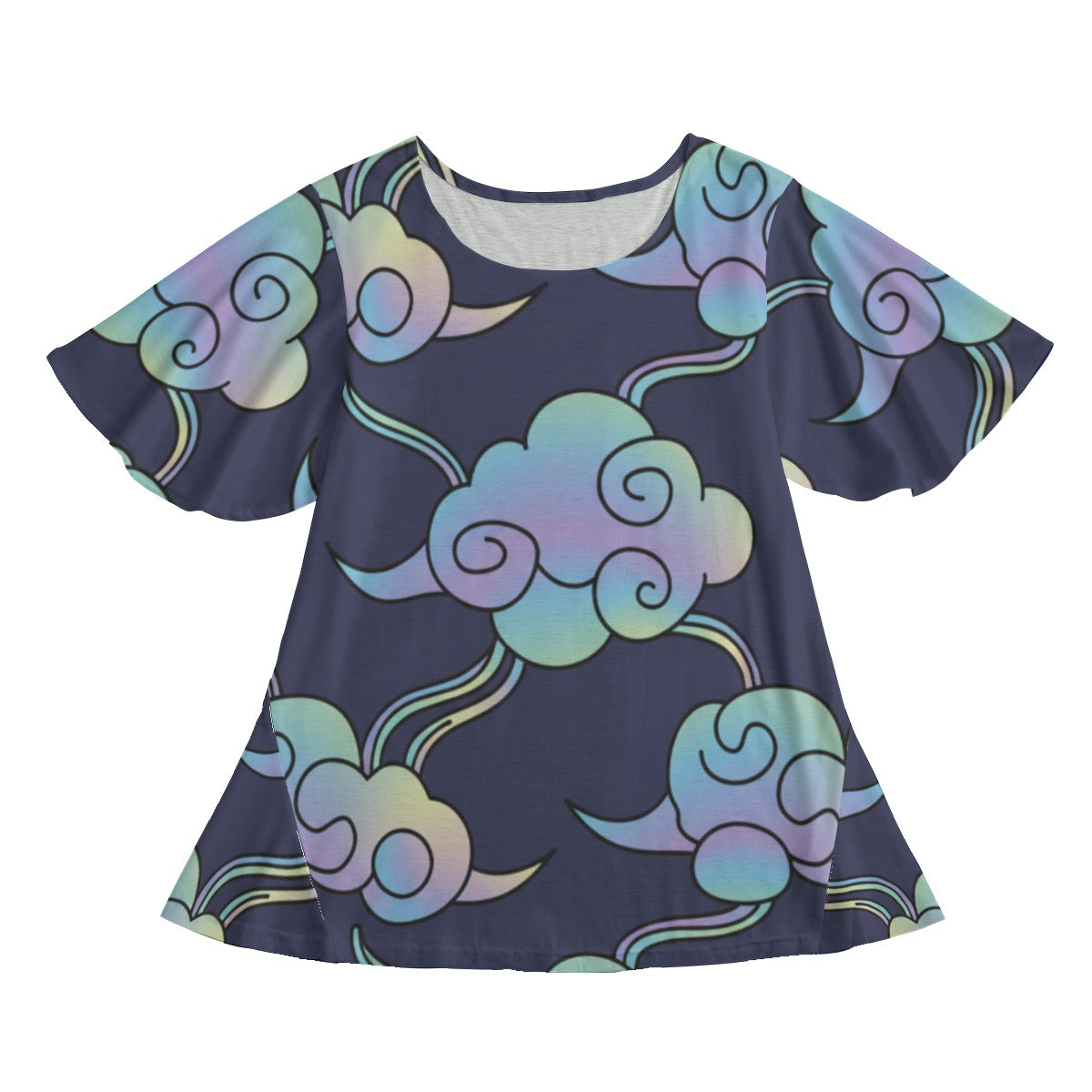 Women's Round Neck T-shirt With Short Sleeve