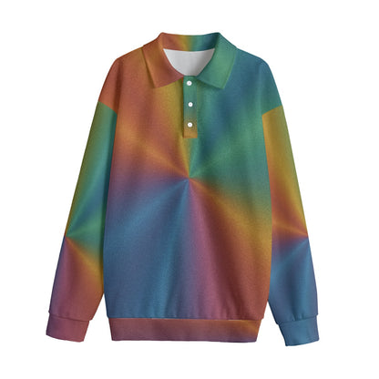 Unisex Lapel Collar Sweater