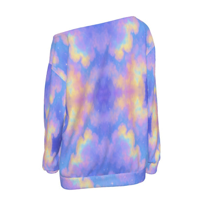 Women's Off-Shoulder Sweatshirt