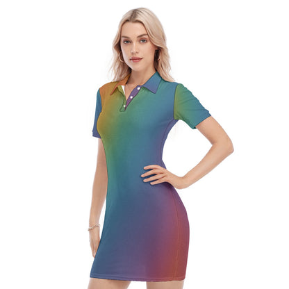 Women's Polo Collar Dress