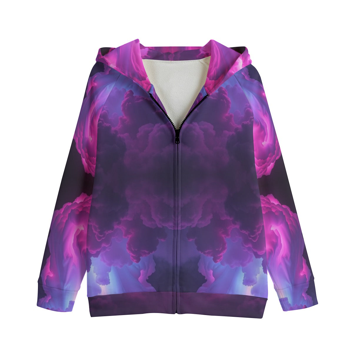 Unisex Kid's Zip Up Raglan Sleeve Hoodie | 310GSM Cotton