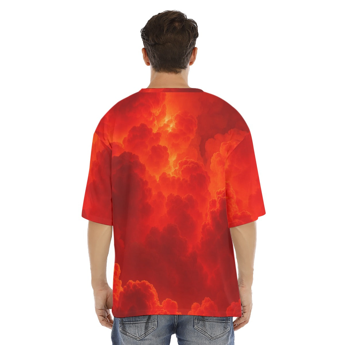 Men's Drop Shoulder T-shirt With Short Sleeve