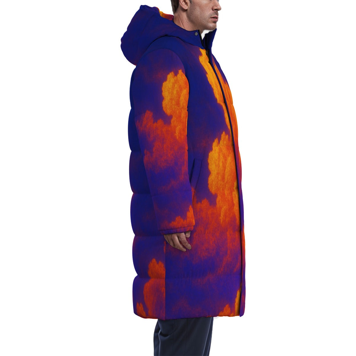 Unisex Long Down Jacket