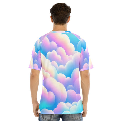 Men's Raglan Sleeve T-shirt With Button Closure