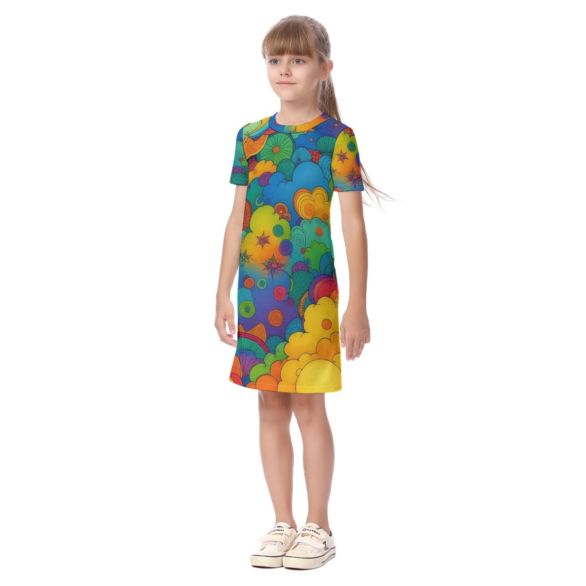 Unisex Kid's Short Sleeve Dress