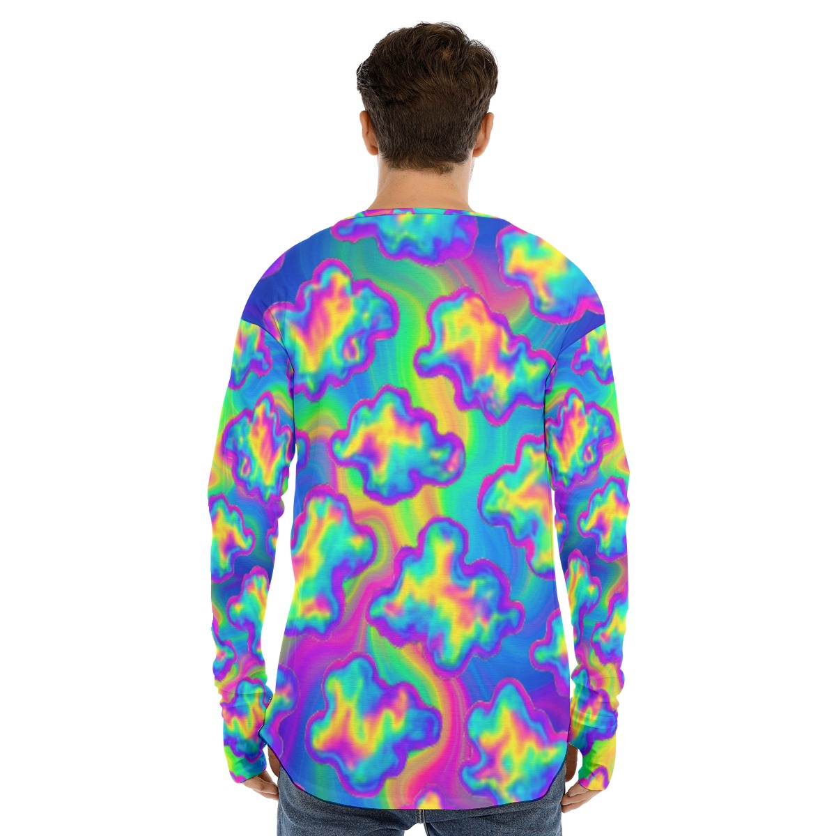 Men's Fingerless Long Sleeve T-shirt