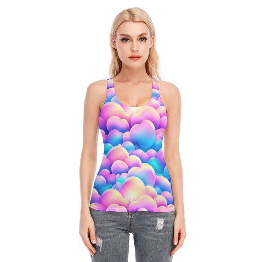 Women's Racer Vest | 190GSM Cotton