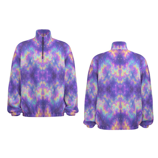 Unisex Turtleneck Zippered Sweatshirt