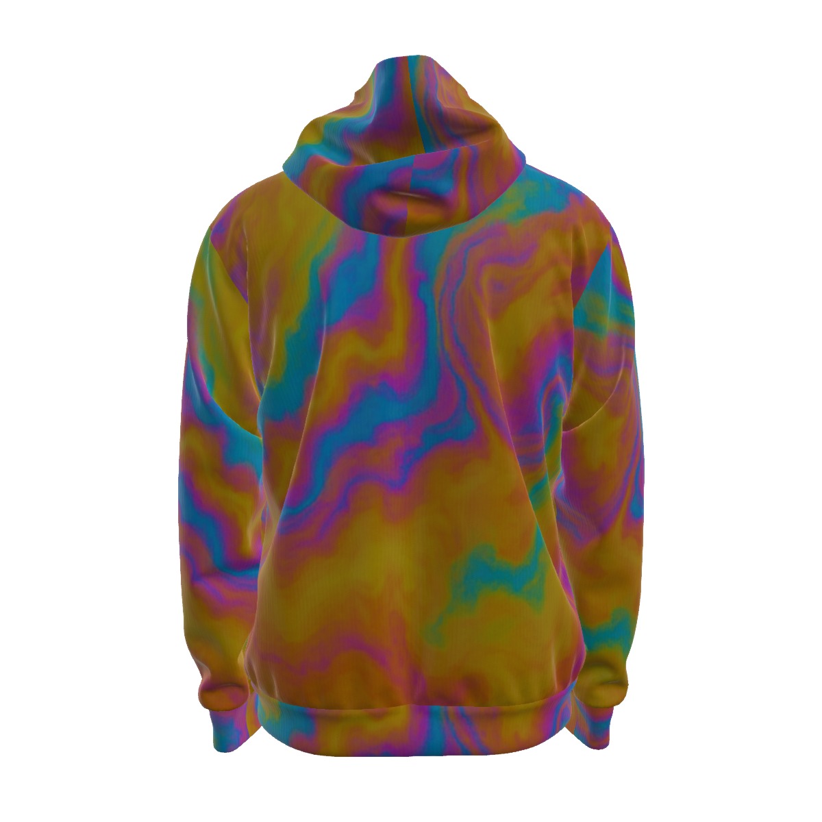 Unisex Zipper Hoodie With Black Lining