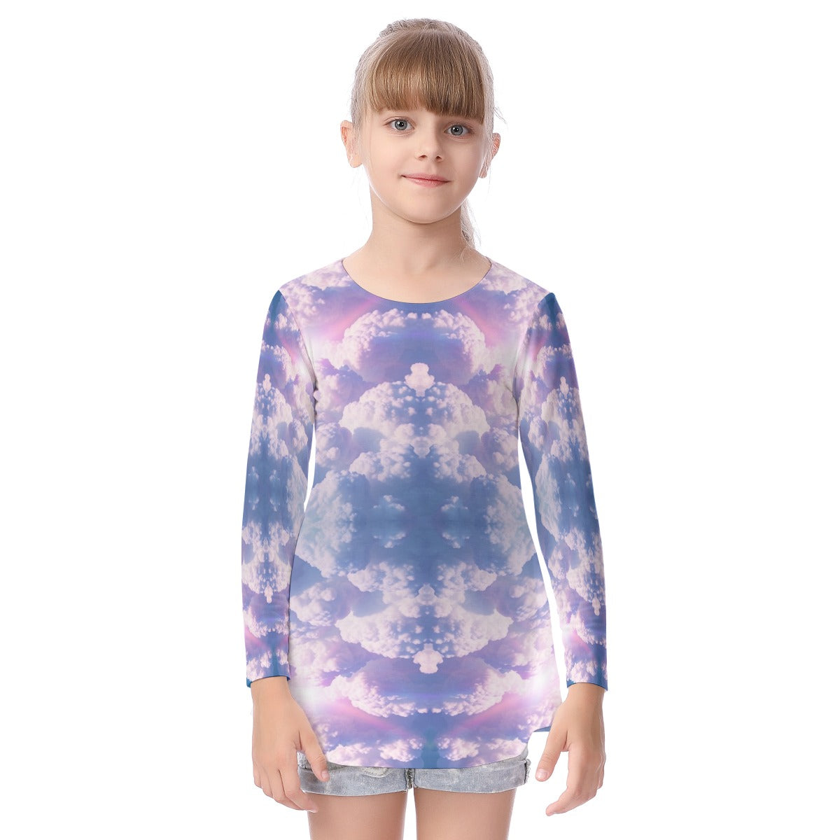 Unisex Kid's Long Sleeve O-neck T-shirt