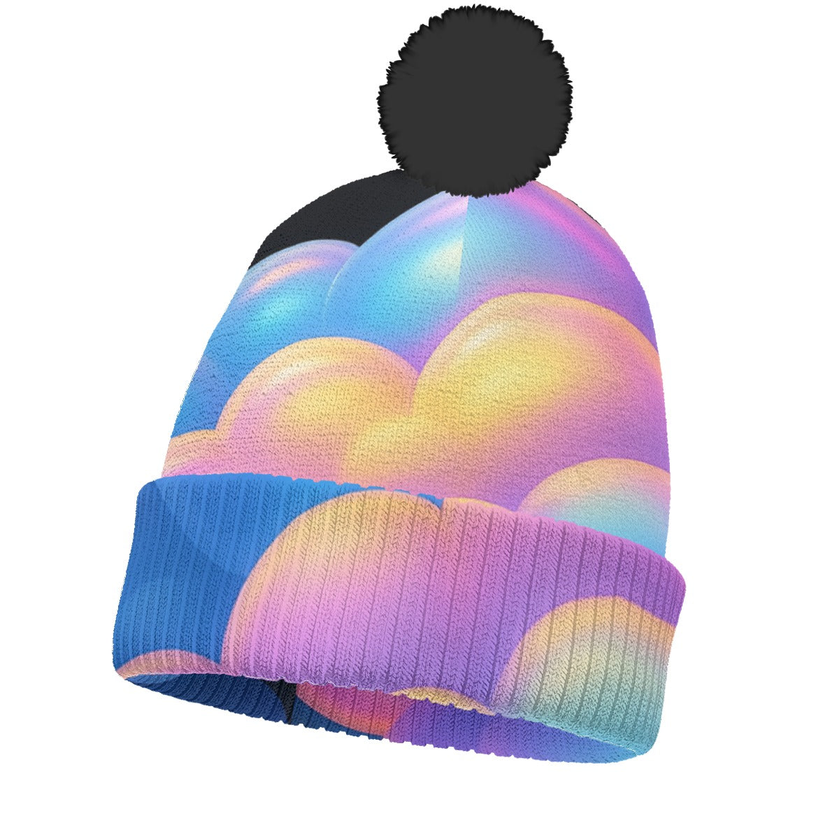 Unisex Knitted Hat With Pom-Pom