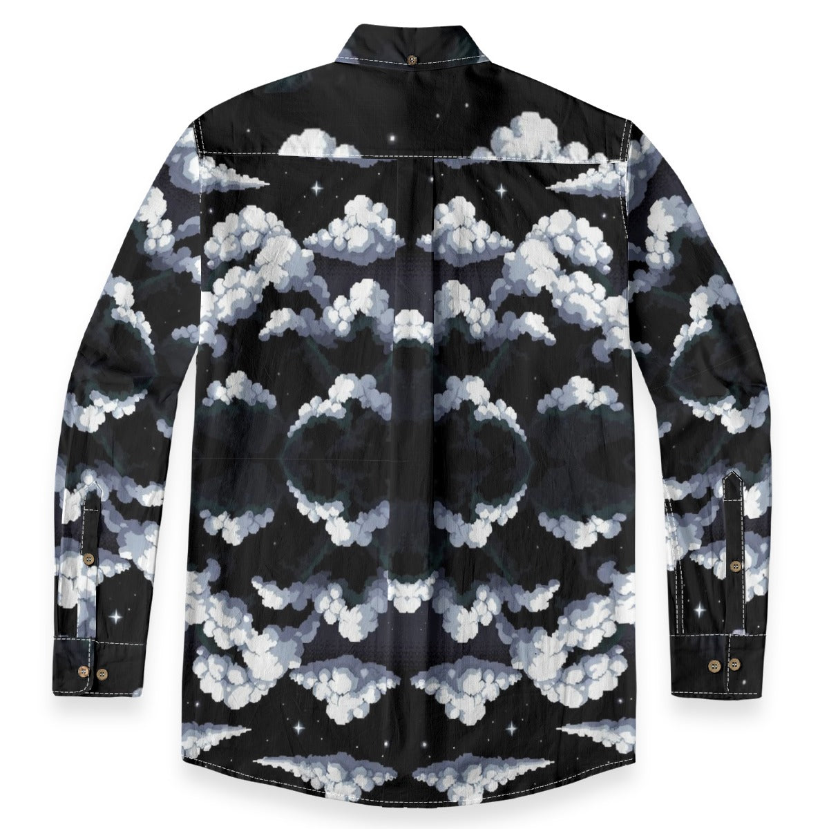 Men's Casual Lapel Long Sleeve Shirt|125GSM Cotton