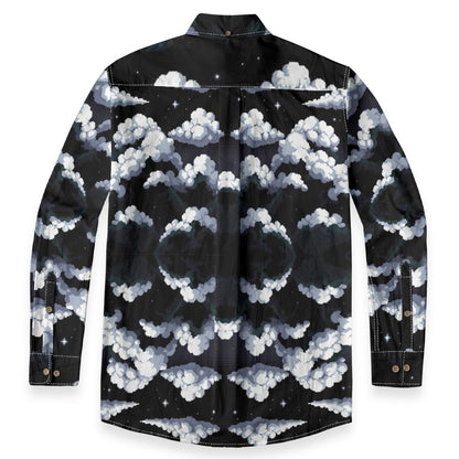 Men's Casual Lapel Long Sleeve Shirt|125GSM Cotton