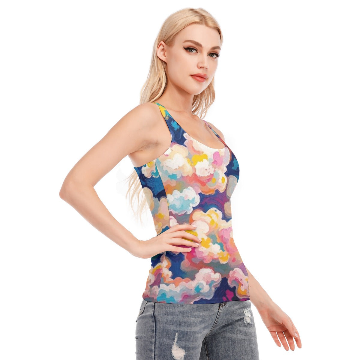 Women's Racer Vest | 190GSM Cotton