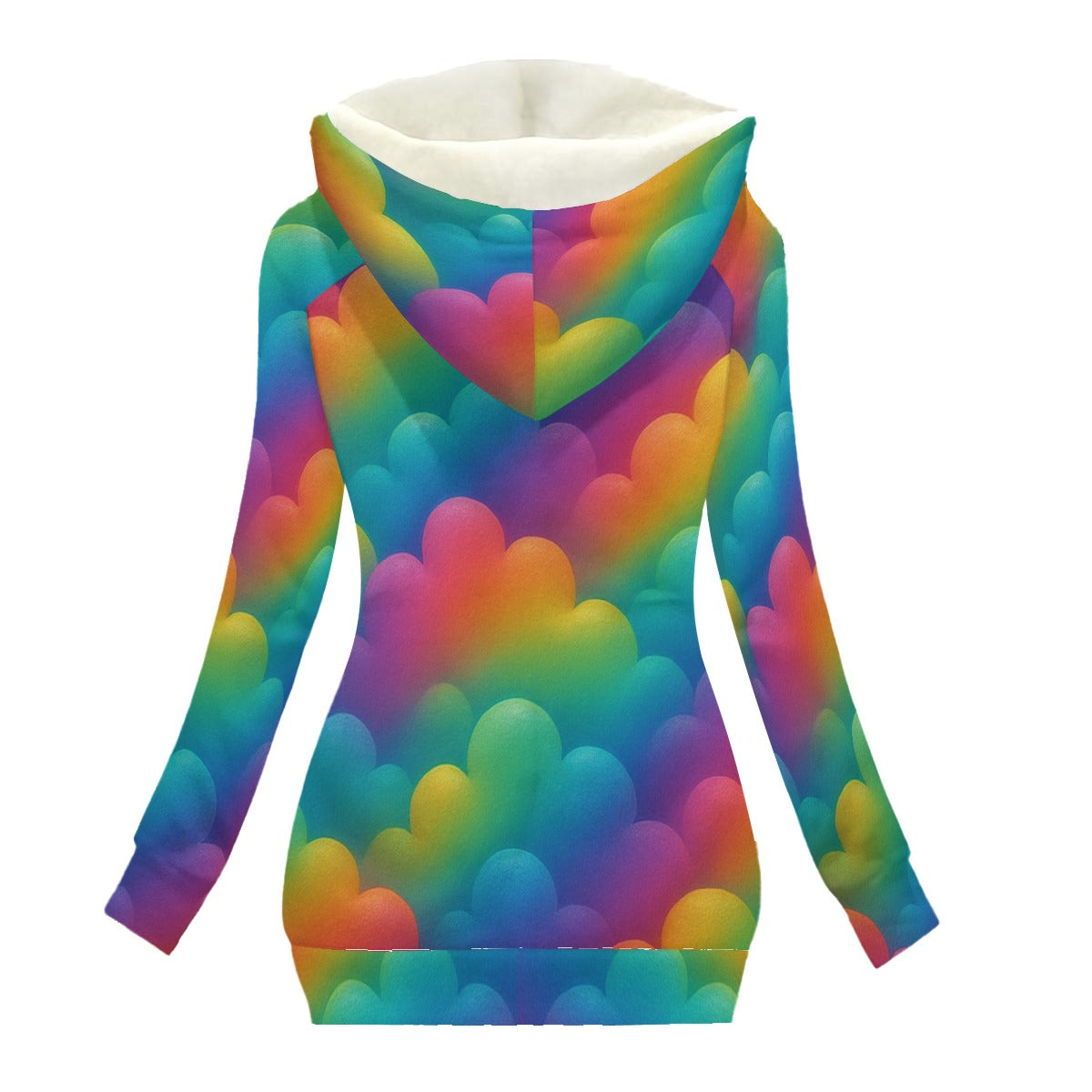 Women's Long Jacket With Fleece Lining